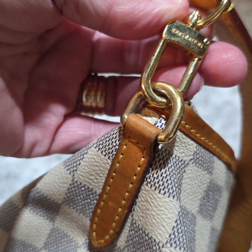 Louis Vuitton Damier Azur Riviera Handbag 2 Way - Picture 7 of 17